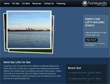 Tablet Screenshot of north-star-lofts.com